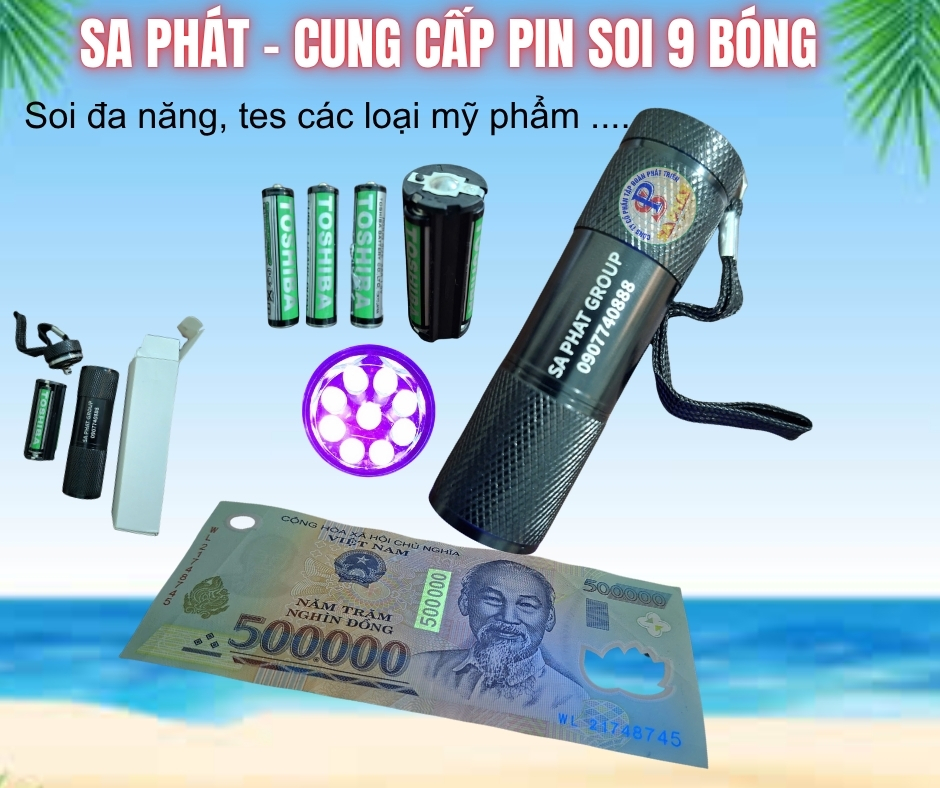 Pin soi tiền đa năng 9 bóng